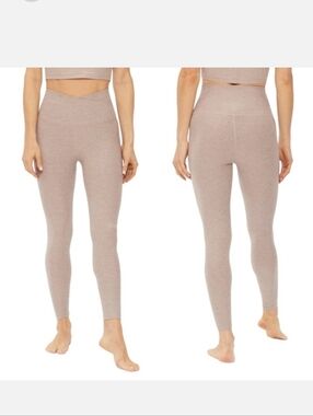 Beyond Yoga Spacedye At Your Leisure High Waisted Midi Legging Tan Medium